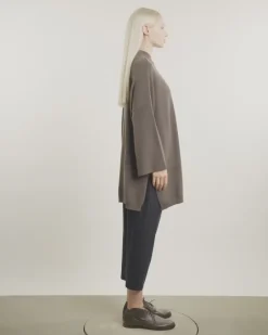 V-Neck Shearling Jacket