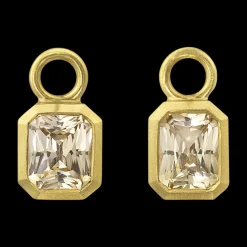Yellow Sapphire Earring Charms